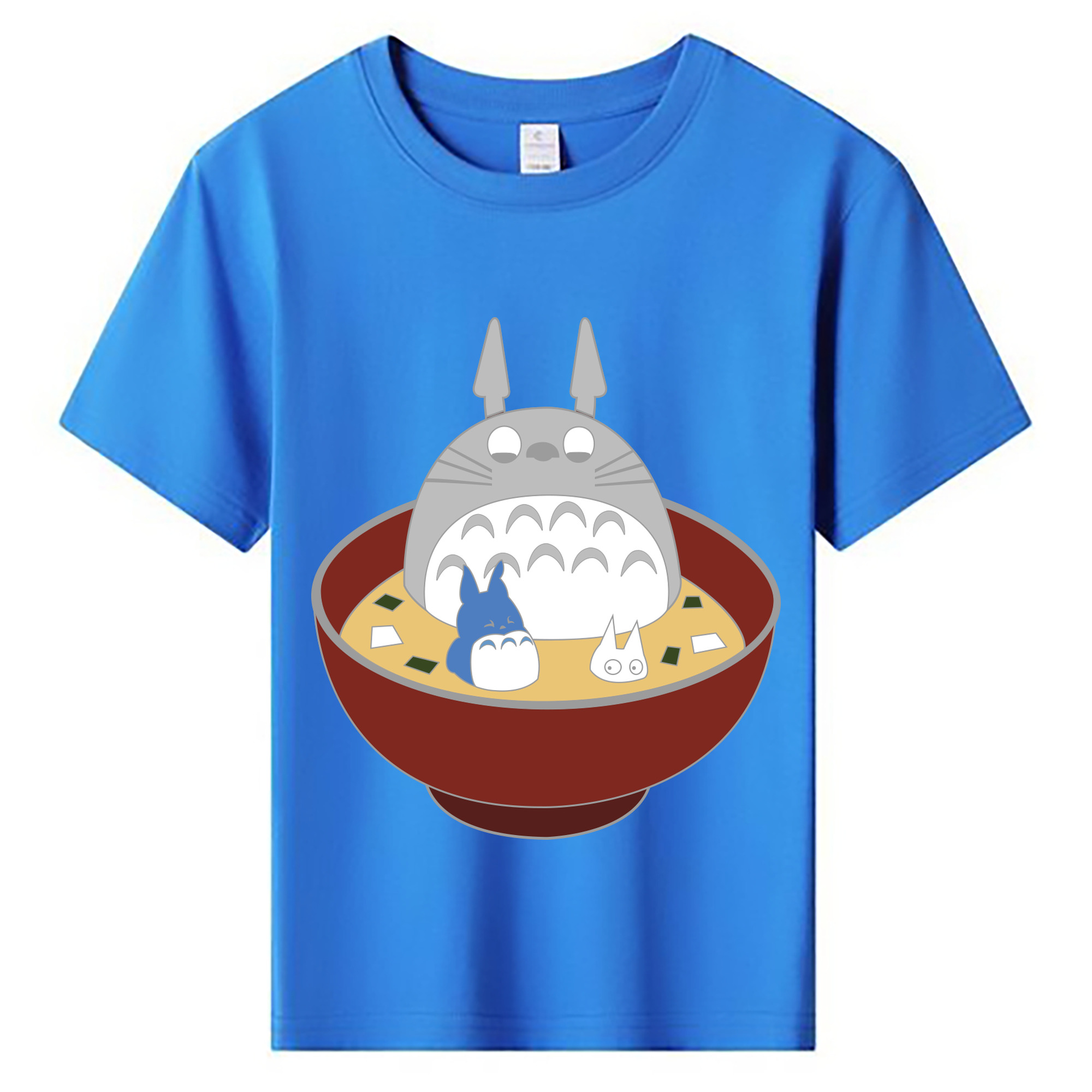 （画像用） となりのトトロ 草壁メイ 草壁サツキ My Neighbor Totoro Satsuki Kusakabe Mei Kusakabe 綿100％キッズTシャツ（フロントプリント）